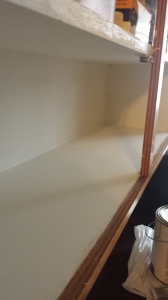 Painting Cabinet Shelves