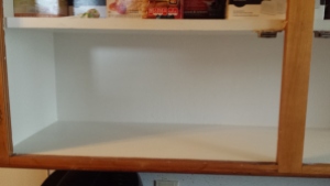 Painting Cabinet Shelves