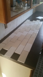 DIY Ceramic Tile Backsplash