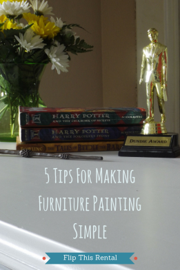 5 Tips For Simple Furniture Painting 